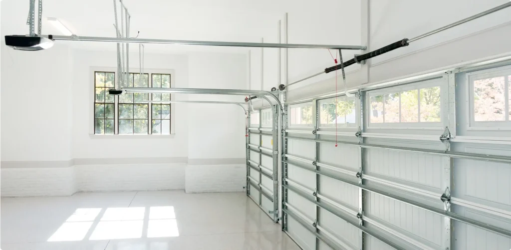 Custom garage door design detail