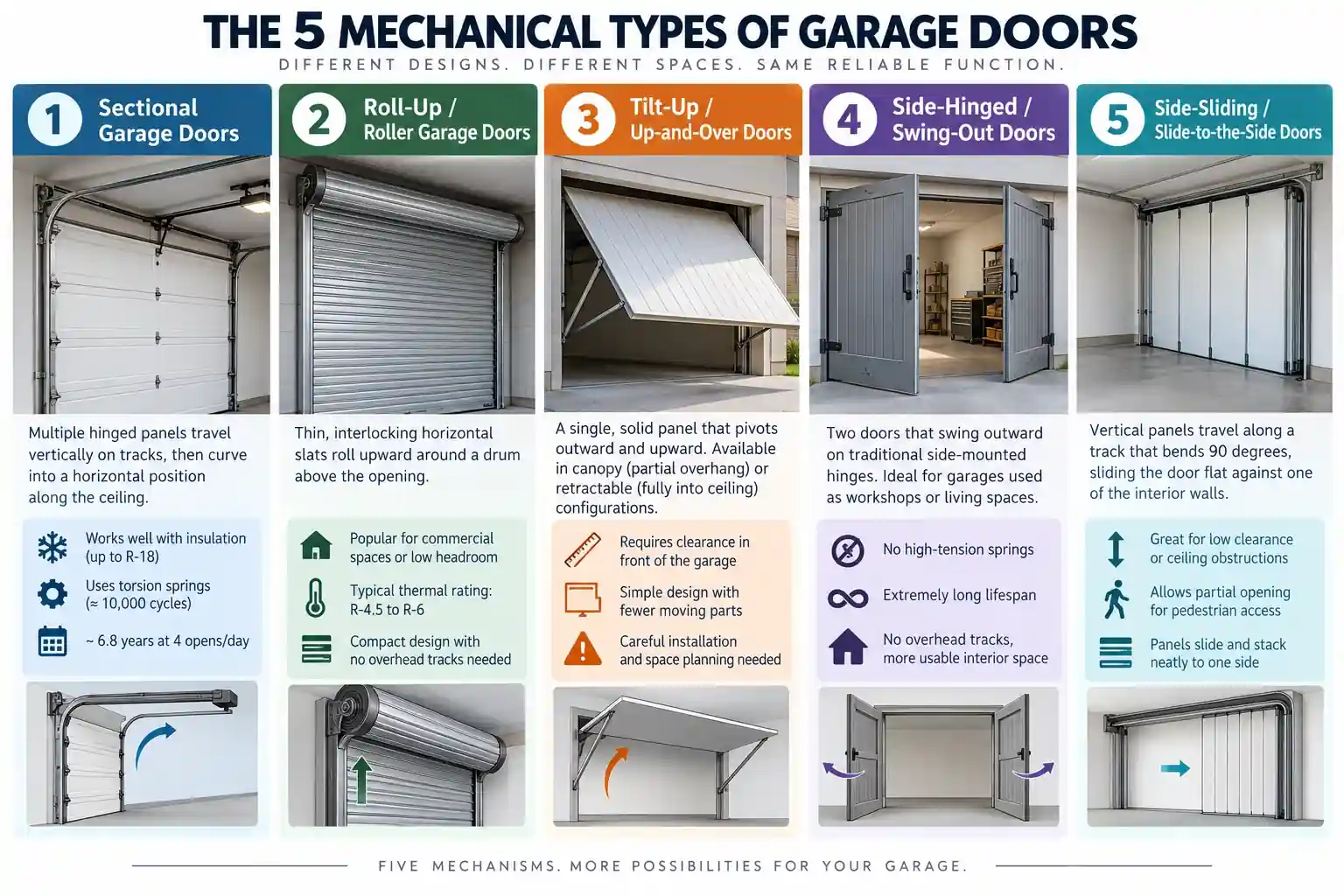5 door types