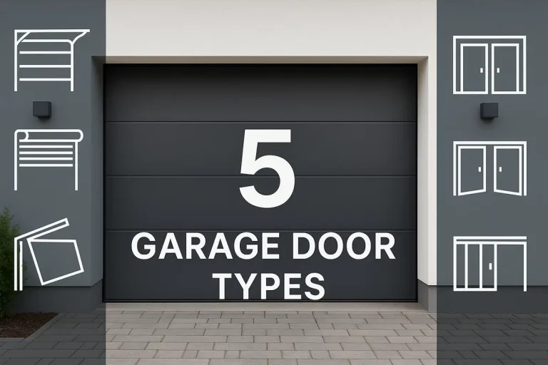5 types of garage doors photo