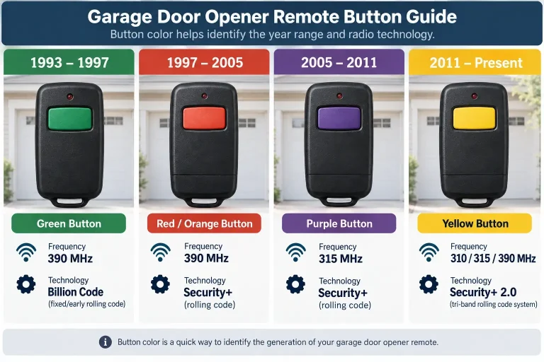 Garage Door Remote Button Guide