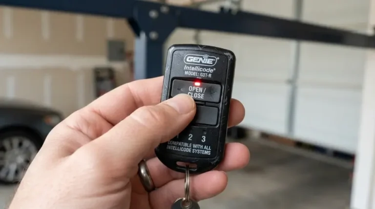 garage door remote programming photo