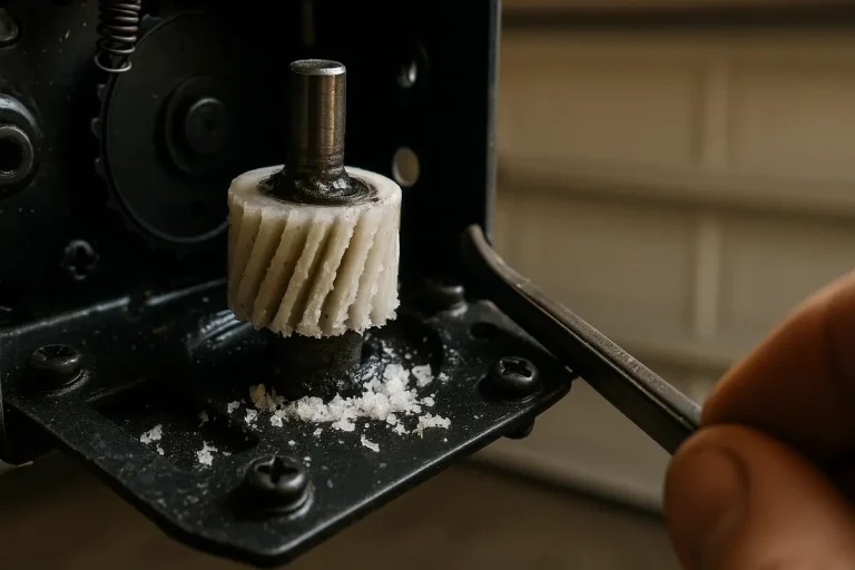 garage door opener gear sprocket failure 2 photo