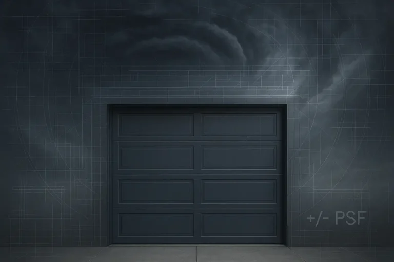 garage door wind load ratings photo