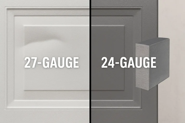 steel gauge garage door durability photo