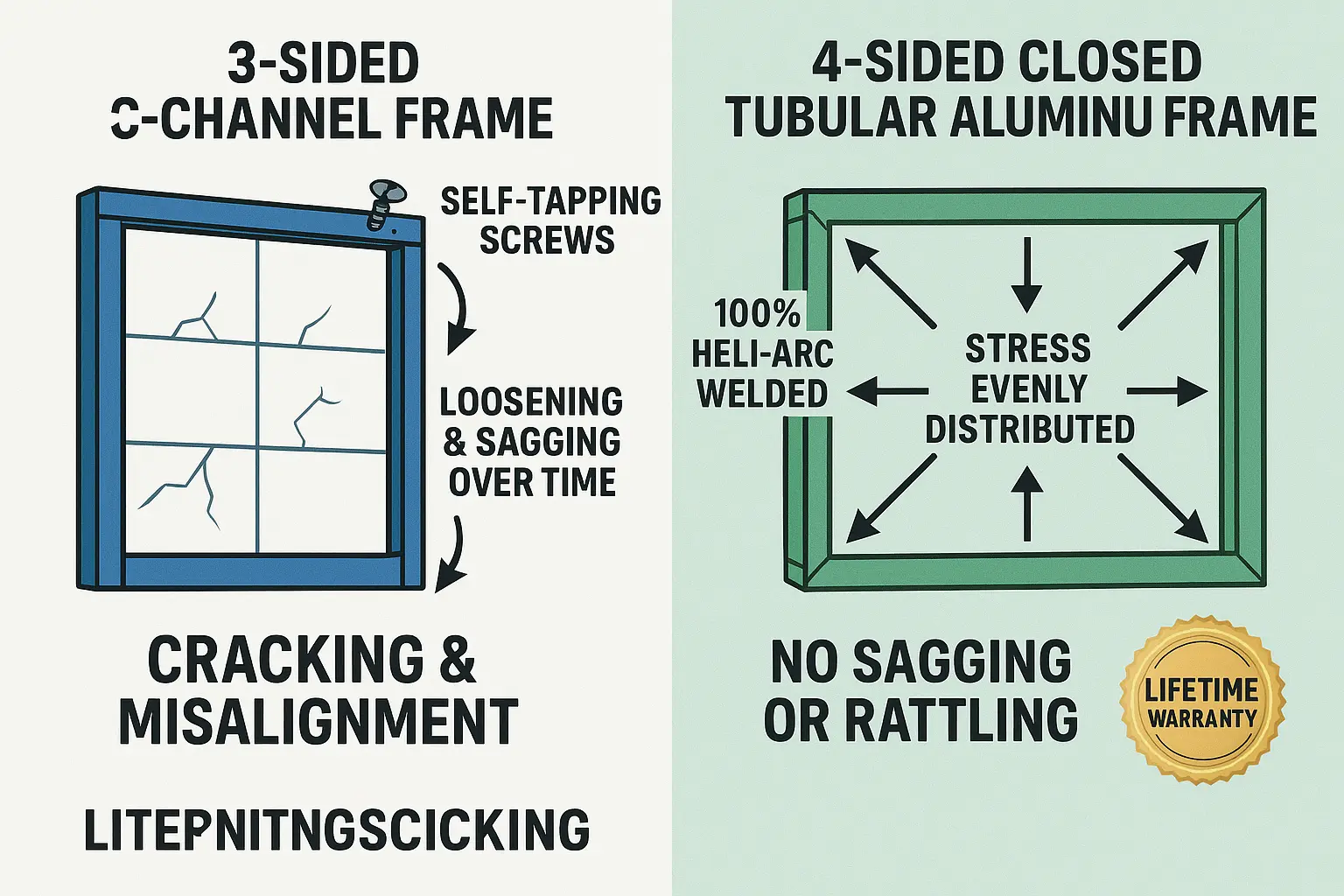 Frame construction comparison