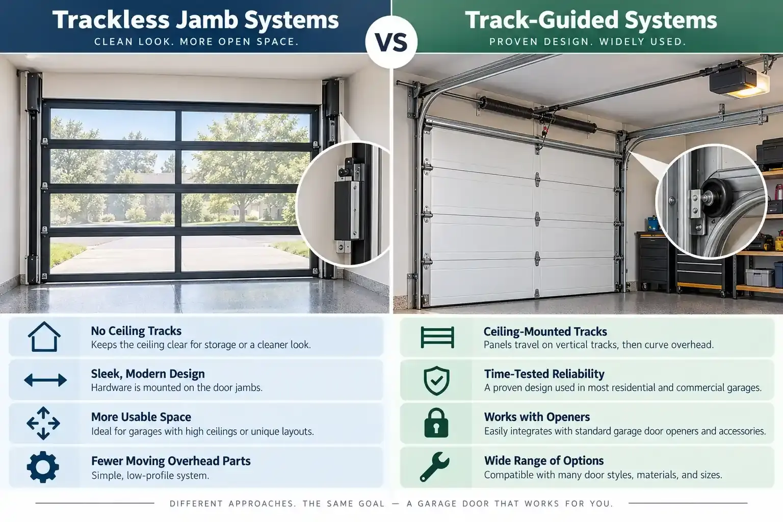 one piece single panel garage door