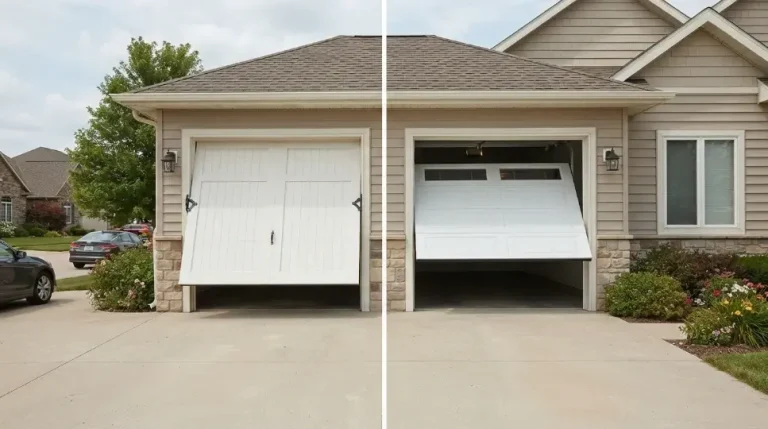 one piece tilt up garage doors photo