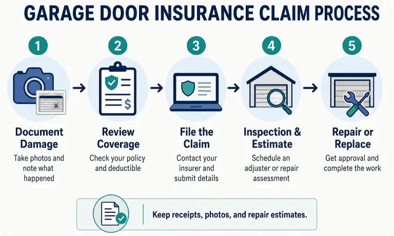 Step-by-Step: The Garage Door Insurance Claim Roadmap