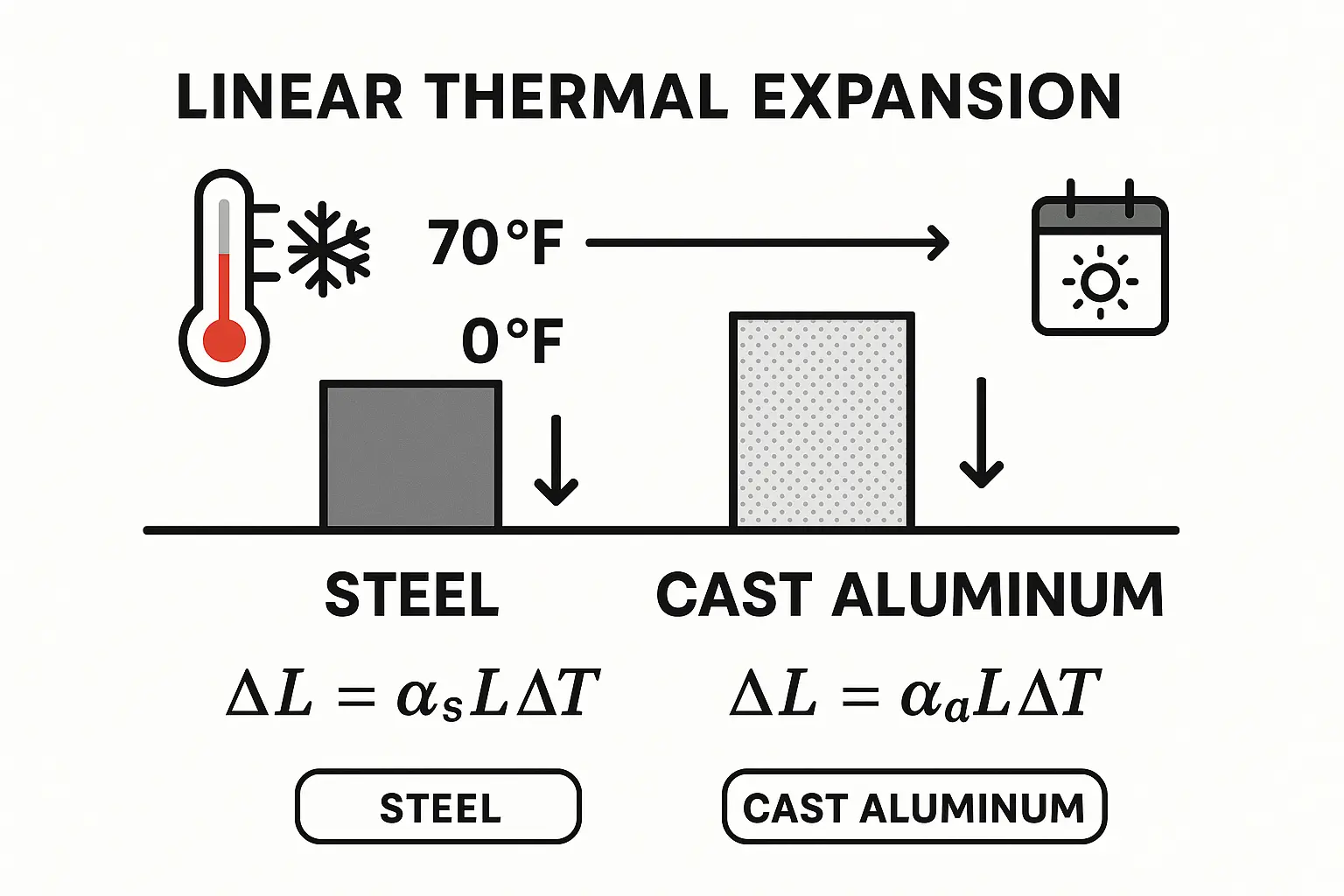 Thermal contraction mismatch: Cast aluminum cable drums shrink nearly twice as much as steel shafts during cold snaps, creating gaps that can loosen set screws.