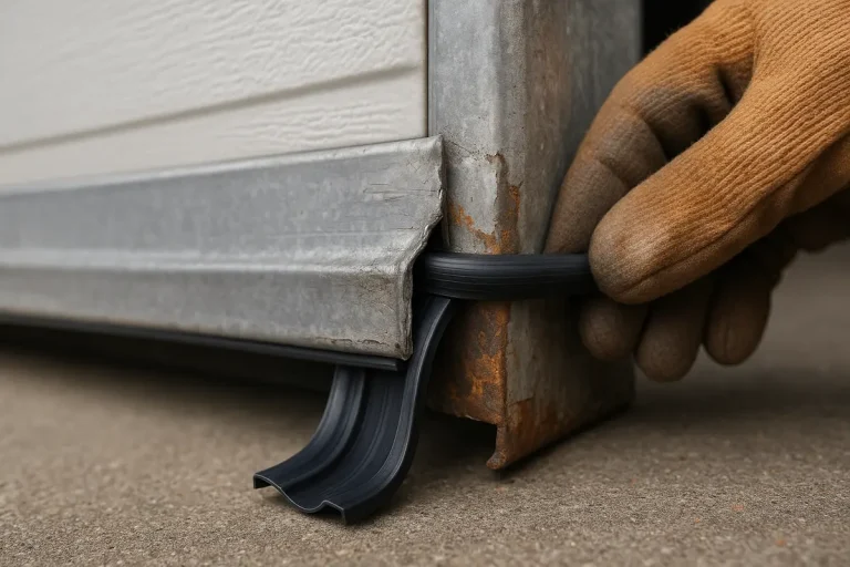 garage door bottom seal retainer replacement photo