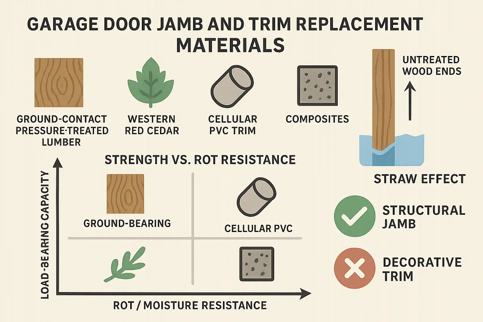 Material Comparison Infographic