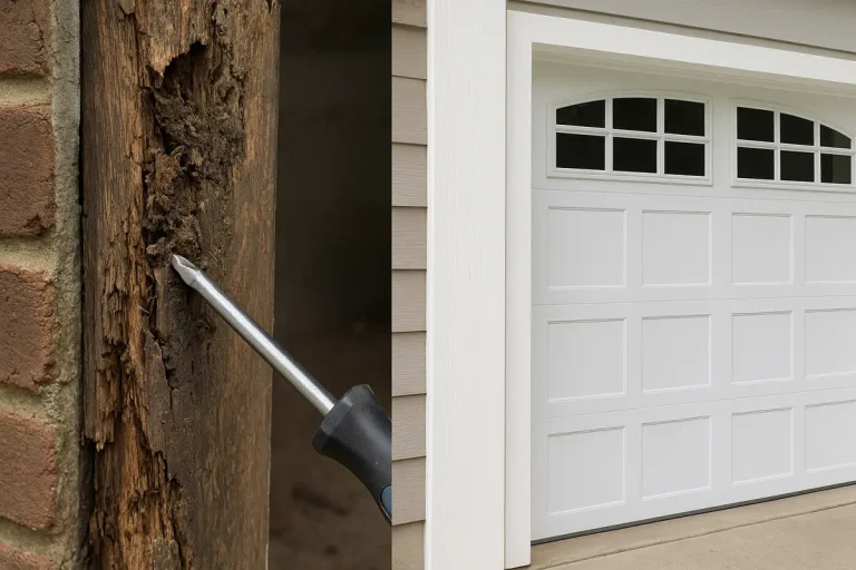garage door jamb brickmold replacement photo