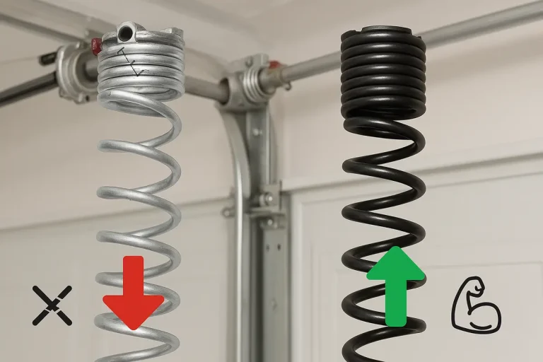 oil tempered vs galvanized torsion springs photo