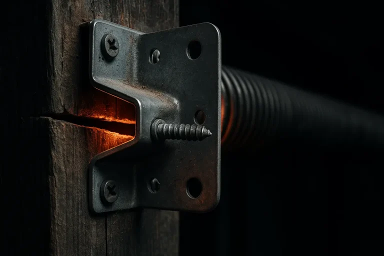 spring anchor bracket pulling from wall photo