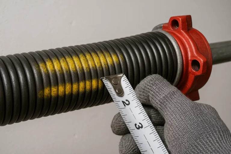torsion spring color codes size guide photo