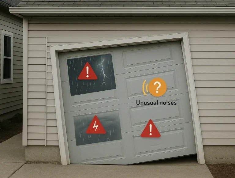 when to schedule garage door service photo