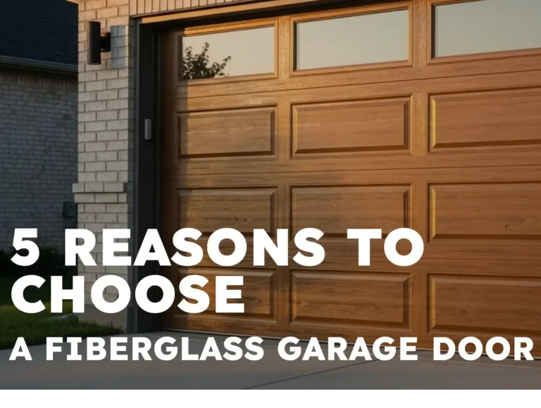 5 reasons to choose a fiberglass garage door photo