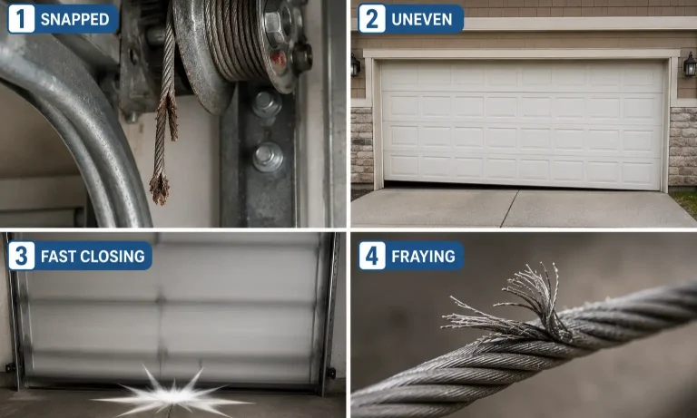 A 4-Panel Grid Highlighting Wear and Tear