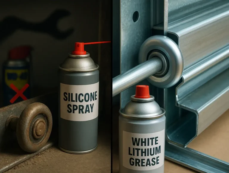 garage door lubricants security photo