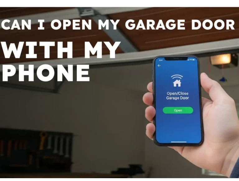 can i open my garage door with my phone smart options photo