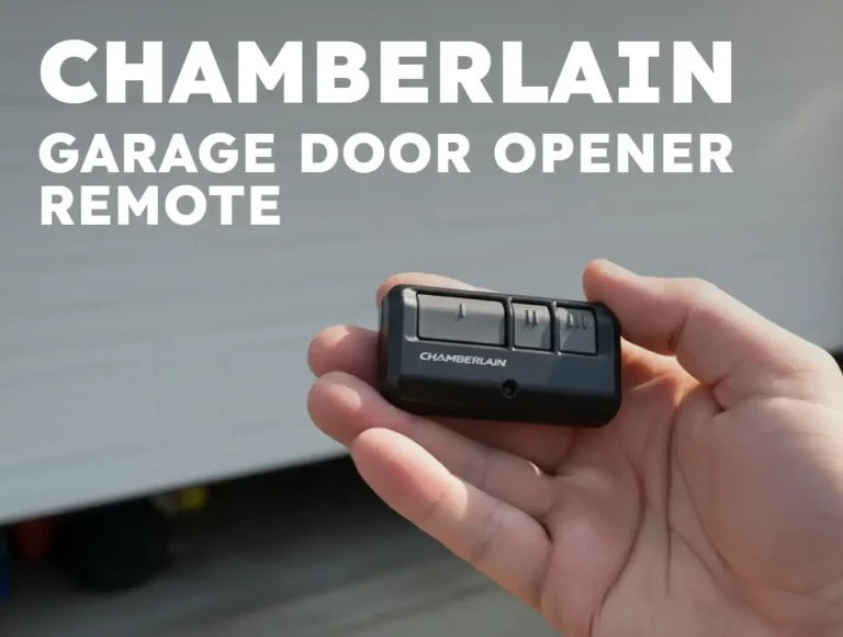 chamberlain garage door opener remote quick setup solutions photo