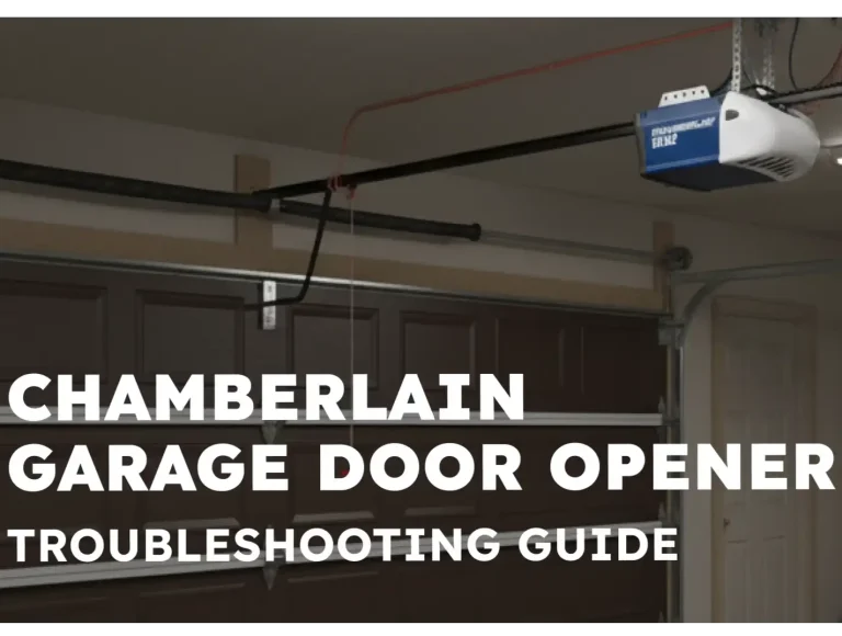 chamberlain garage door opener troubleshooting guide photo