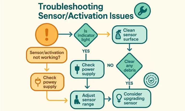 Commercial Door Activation Troubleshooting Flowchart