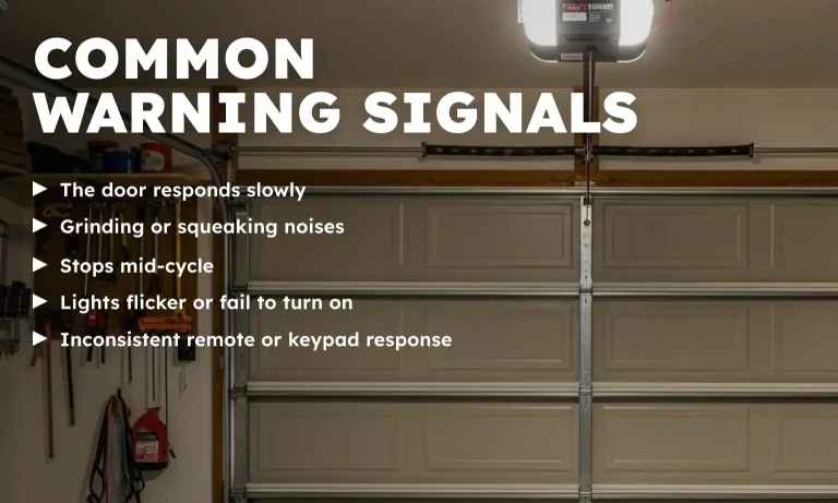 Common Signs of a Failing Garage Door Opener