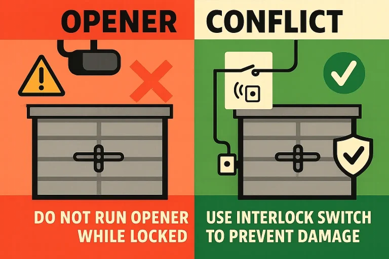 Compatibility of Manual Locks with Different Garage Door Materials