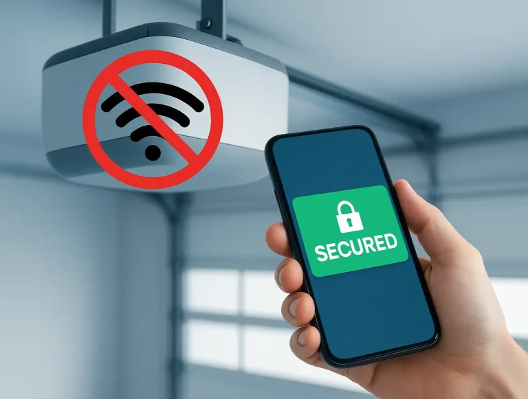 smart garage security disconnect photo
