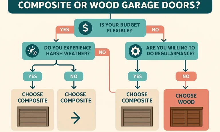 Decision guide to choose between composite and wood doors