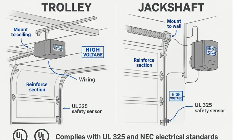 Detailed installation techniques tailored to each commercial opener type to ensure safety, compliance, and longevity in high-cycle environments.