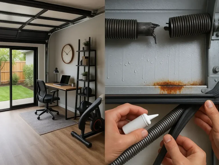 high use converted garage door maintenance photo