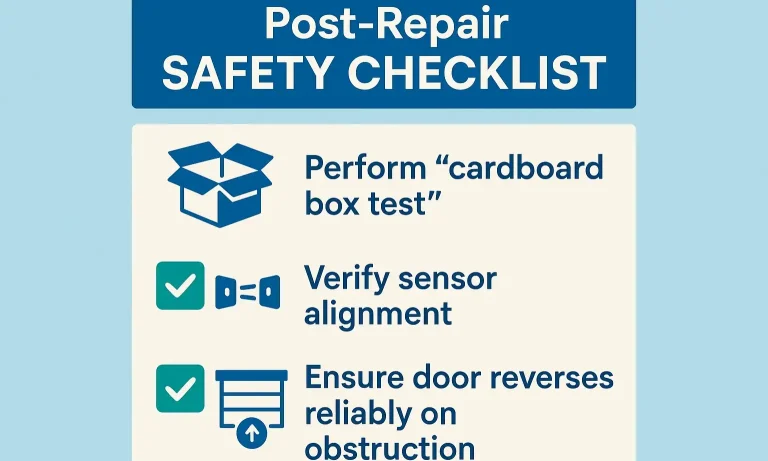 Essential Safety Checks After Garage Door Sensor Repair