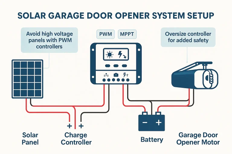 Follow this simple wiring blueprint to set up your solar-powered garage door opener efficiently and safely, making installation straightforward and reliable.