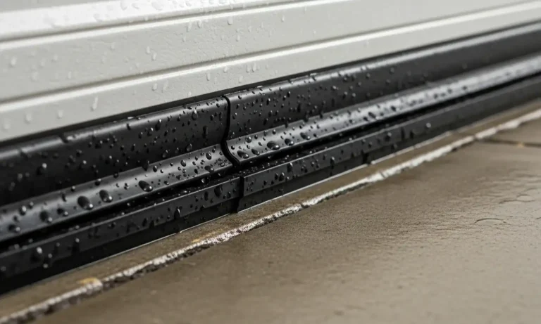 Garage Door Bottom Seal Replacement