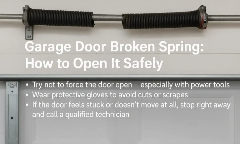 Garage Door Broken Spring