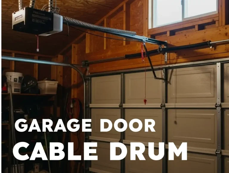 garage door cable drum types and maintenance photo