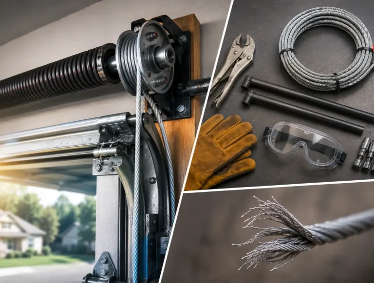 garage door cable replacement guide photo