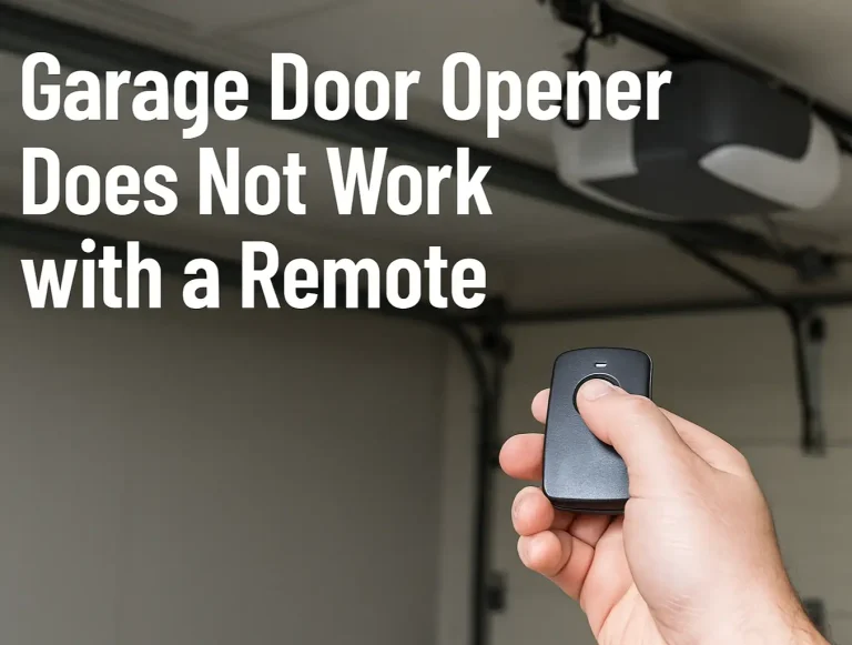 garage door opener does not work with a remote common fixes and tips photo