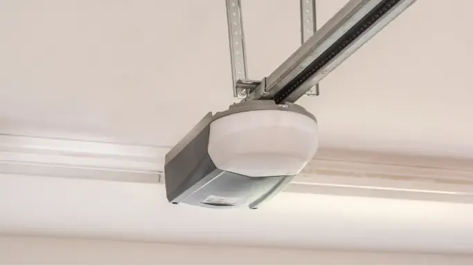 Garage door opener noise reduction