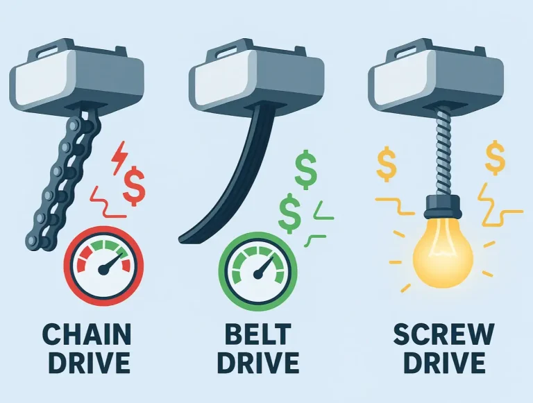garage door opener power comparison photo