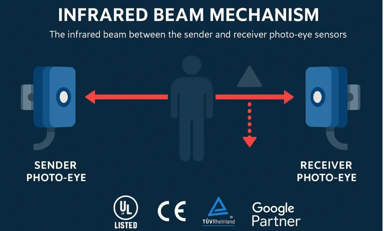 Garage Door Photo-Eye Sensors Explained Visually