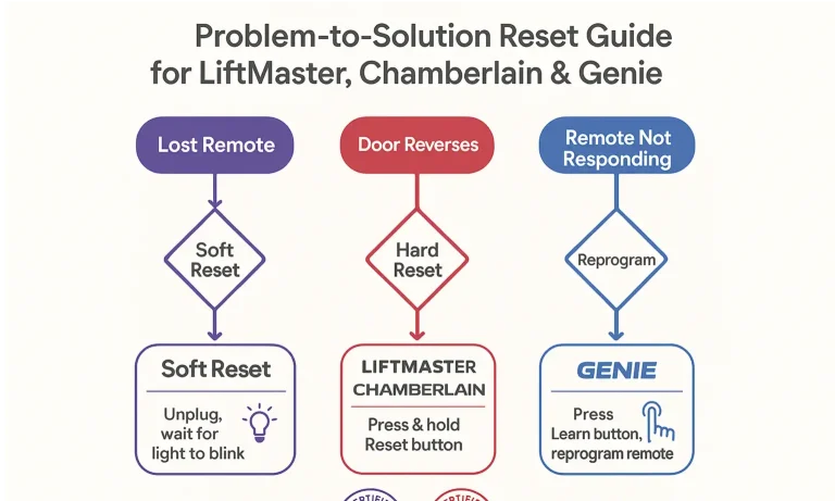 Garage Door Problems and Reset Procedures Guide