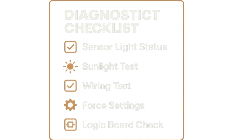 Garage door repair checklist for service appointments