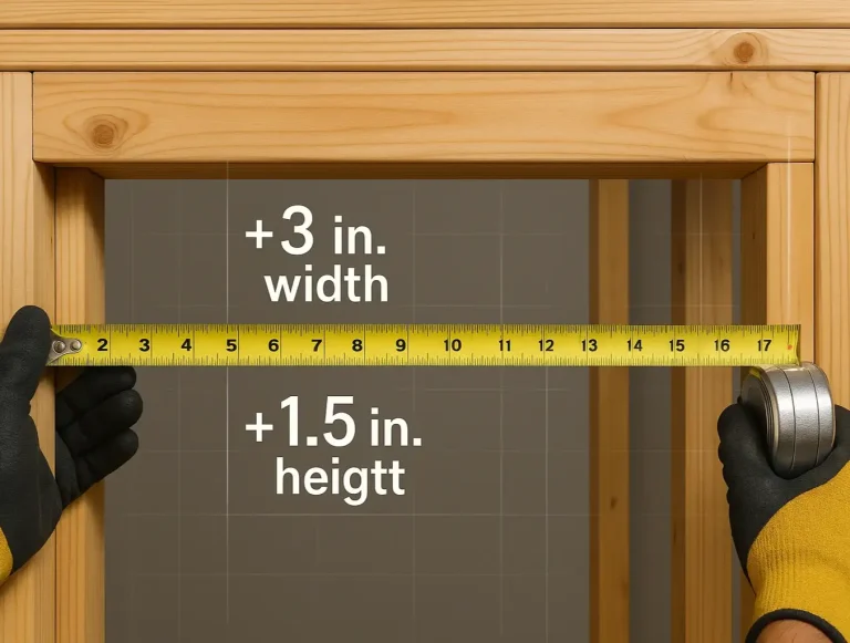 garage door rough opening header guide photo
