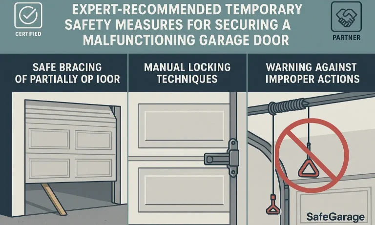 Garage Door Safety Precautions Before Professional Repair