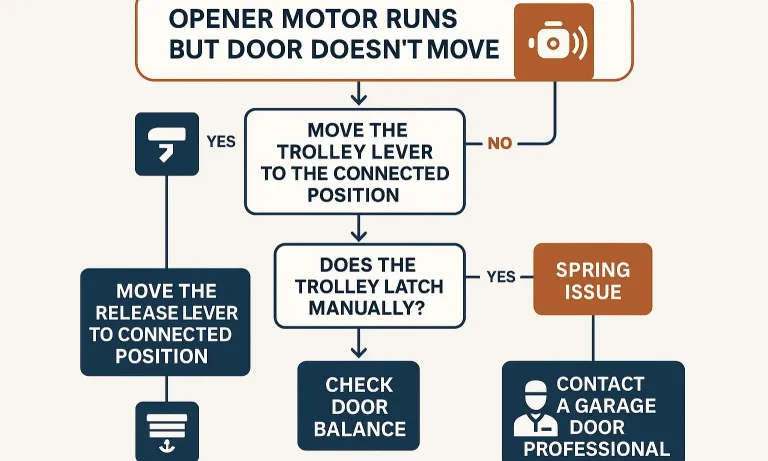 Garage Door Trolley Won’t Engage Troubleshooting Guide