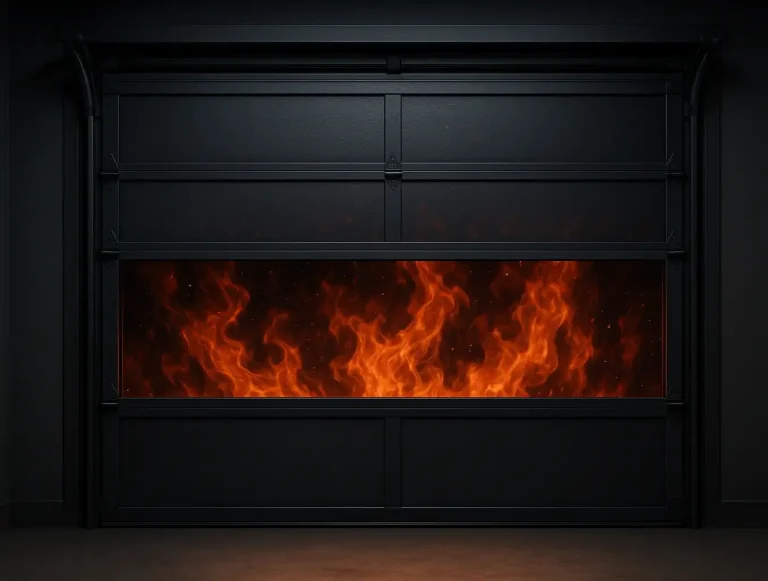 garage door fire safety containment photo