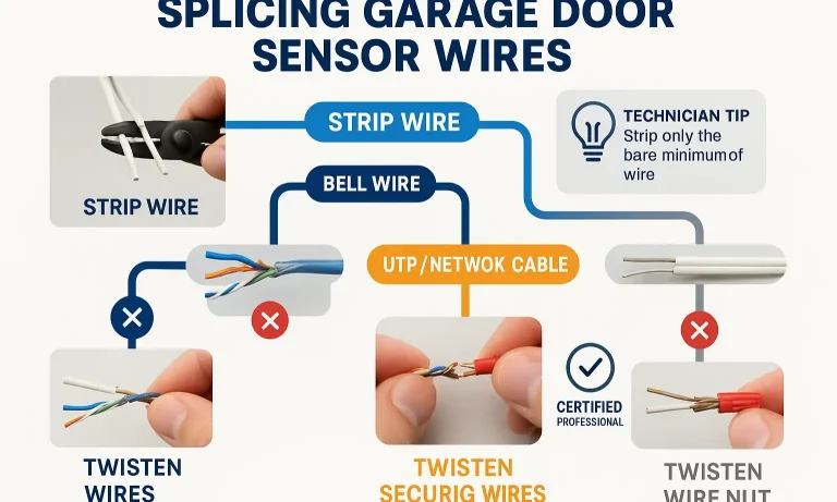 Guide to strip, twist, and connect sensor wires correctly